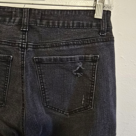 Enjean - 27x26 High Rise Distressed Skinny Jeans - Picture 9 of 14